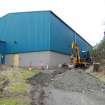 Archaeological evaluation photograph, Trench 4, trench location, Stoneywood Paper Mill, Aberdeen