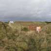 View of W30 from south west. WW2 magazine inside re-used WW1 blast mound.