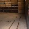 Interior view of tramline which served Nissen Hut magazine W4.