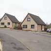 View from north-east showing Nos 31-33 Cherryton Drive, Clackmannan