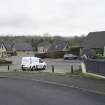 General view from south-west, from Mill Road, showing Cherryton Drive, Clackmannan