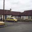 View from south-west showing courtyard at Nos 44-48 High Street, Clackmannan