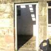 Historic Building Survey photograph, Direction facing NE, Building H, Door in west elevation, Goshen Farm 