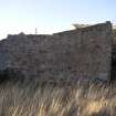 Historic Building Survey photograph, Direction facing NW, Building H, south elevation, Goshen Farm 