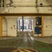 View of Wheel Shop Process showing arched passageway to Erecting Shop (1/2 Road).
