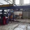 Wheel Shop Process.  View of machinery.