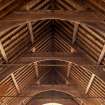 Nave. Detail of roof structure.