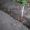 Photography: Trench 2 deep garden soil, Facing  SW, 53 College Bounds, Old Aberdeen, Aberdeenshire 
