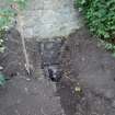 Photography: Trench 2 deep garden soil, Facing  S, 53 College Bounds, Old Aberdeen, Aberdeenshire 
