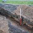 Photography: Trench 2 location with 53 College Bounds, Facing  NW/N, 53 College Bounds, Old Aberdeen, Aberdeenshire 
