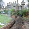 Photography: Trench 2 location with King's College and Powis Lodge, Facing  SE/E, 53 College Bounds, Old Aberdeen, Aberdeenshire 
