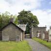 General view of session house and Stewart burial aisle from west