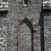 Detail of blind window on tower