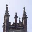 Detail of finials on tower