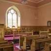 View of Sanctuary showing pulpit, from north west.