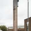 Detail of concrete tower and cross