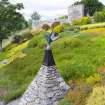 Heather Garden sculpture cairn, 'Reason'.