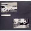Violet Banks Photograph Album - Colonsay - Page 27 - Dun Gallain and Machrins Bay; Houses at Scalasaig