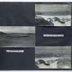Violet Banks Photograph Album - Coll and Tiree - Page 7 - Island Burial Ground; View of Eigg and Rum