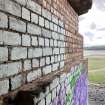 Detail of external wall of gun emplacement