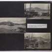 Violet Banks Photograph Album - Barra - Page 33 - Castlebay Harbour; Kiessimull Castle