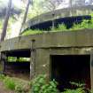 Crew shelter and ammunition store of westerly gun emplacement, view from S 