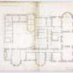 Drawing of Gilmerton House showing plan of ground floor with additions and alterations.