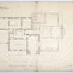 Drawing of Gosford House showing plan of principal floor with alterations and additions.