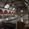 Interior looking southwest view of Nave towards Narthex.