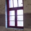 Interior. Brewhouse, 2nd floor. Grist Cases nos. 1 and 2 area. Detail of window.