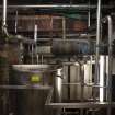 Interior. Brewhouse, ground floor. View of Hopback area (adjacent to coppers 1-3 firing/firebox level)