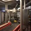 Interior. Racking area, ground floor. View of Cask filling line.