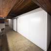 Interior. Brewhouse. View inside Hop Store with modern hop bins.
