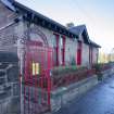 Pedestrian entrance from Slateford Road.