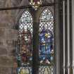 Nave West Window  stained glass by James Ballentine c.130 pf St Fillan and pilgrim