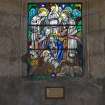 South Aisle west window Stained glass  by Roland Mitton 2000
