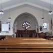 View looking east towards chancel