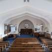 View looking east towards chancel from west gallery