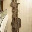 Scottish Amicable Insurance Company Office.  Foyer.  Second floor.  Detail of sculpture by the artist Charles Anderson.