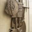 Scottish Amicable Insurance Company Office.  Foyer.  Second floor.  Detail of sculpture by the artist Charles Anderson.