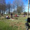 Test Pit photograph, General shot of site and volunteers, Taken from SE, Bannockburn Heritage Centre, Glasgow Road, Bannockburn