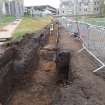 Watching Brief photograph, East, General shot of trench, Taken from W, St Andrews District Heating Scheme, St Andrews, Fife
