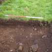 Trial Pit photograph, Film 1, TP 2, North facing section of trench, Taken from N, Amlaird