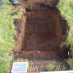 Trial Pit photograph, Film 1, Barr's TP 2, Post excavation shot of trench, Taken from S, Amlaird