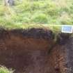 Trial Pit photograph, Film 1, Barr's TP 2, West facing section of trench, Taken from W, Amlaird