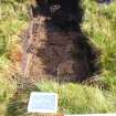 Trial Pit photograph, Film 1, Barr's TP 5, Post-excavation shot of trench, Taken from S, Amlaird