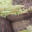 Trial Pit photograph, Film 1, Barr's TP 6, South facing section of trench, Taken from S, Amlaird