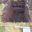 Trial Pit photograph, Film 1, Barr's TP 8, Post-excavation shot of trench, Taken from S, Amlaird