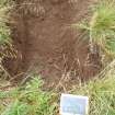 Trial Pit photograph, Film 1, E.R. TP 4, Post-excavation shot of trench, Taken from E, Amlaird