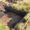 Trial Pit photograph, Film 1, TP 6, Post-excavation shot of trial pit showing SE facing section, Taken from SW, Amlaird